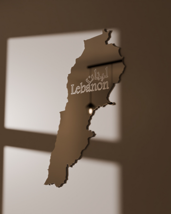 Lebanon Map Mirror