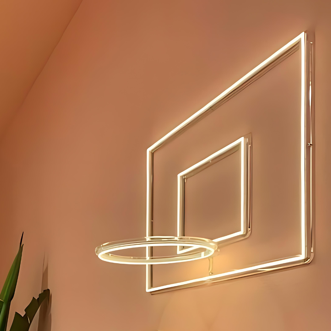 Basketball Hoop Neon Sign