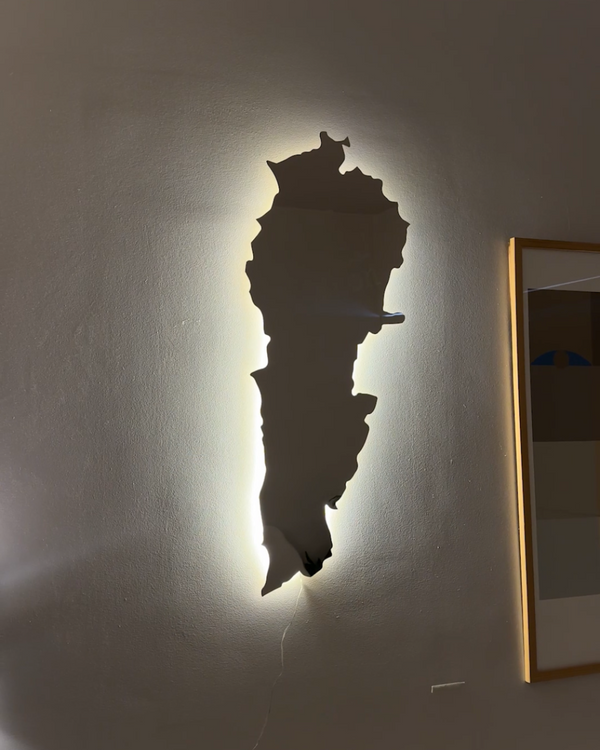 Lebanon Map Mirror